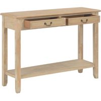 Table console,Table d'appoint,Bout de canapé 110x35x80 cm Bois CFW60165