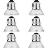 Lot de 6 Lampes Chauffantes pour Tortue, 25W Ampoule Lamp Chauffante Tortue, Ampoule Chauffante pour Reptiles pour Bains de Soleil