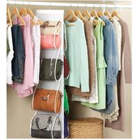 Sac à main rangement organisateur sac à main organisateur 10 poches clair sac à main sac à main sac de rangement pochette clair sac à main suspendu organisateur placard