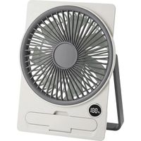 Ventilateur Bureau, Ventilateur de Table, Ventilateur USB silencieux, Mini Ventilateur Silencieux 5 Vitesses, avec Affichage LED, Petit Ventilateur Portable pour Bureau, Maison (Blanc)