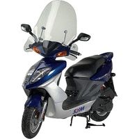Parebrise Sym Shark 125 Bas sans Bord