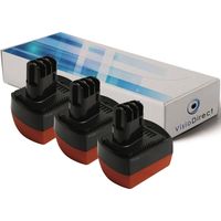 Lot de 3 batteries type 6.25474 pour Metabo 3000mAh 12V