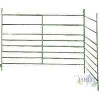 Zaun Zaun Aluminium lackiert 2 x 1 Meter