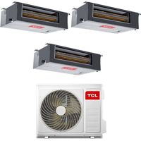 TCL Climatizzatore Trial Split Canalizzato 9+9+9 con MT2730 Inverter R-32 Classe A++