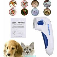 Anti-puces Tête de peigne électrique chien anti-puces tête de lutte contre les poux animaux de compagnie contrôle des puces