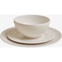 Vaisselle en new bone China de 12 pièces Oritia SKLUM Blanc