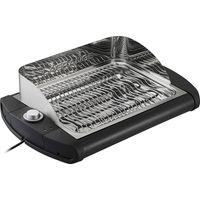 Barbecue électrique portable 2300W – Grille 40 x 28 cm – Inox – Thermostat réglable – Bac à eau en acier inoxydable – Lagrange