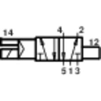 IMI NORGREN Mechanischbetätigtes Pneumatik-Ventil V60A513A-A213L 24 V/DC Gehäusematerial Aluminium