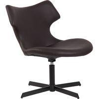 Chaise lounge Welland en Similicuir avec Pied en métal Marron