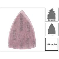 Triangle abrasif 100 x 152 x 152 mm auto-agrippant maille micro-perforée (50 pcs) - MIRKA - P320