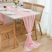 Table Decoration for Wedding and Birthday - 300 x 70 cm - Pink