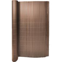 Karat – Brise vue PVC marron 120 x 300 cm – Résistant aux intempéries – Anti-UV – Installation facile sans découpe – Flexibilité optimale