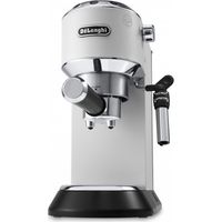Cafetera espresso automática DeLonghi EC 685 de pie, color blanco, 1 l