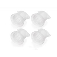 4 Stück Filter für Vorwerk Kobold VC100 Akku Staubsauger VC 100 Schmutzfilter Ersatzfilter für Vorwerk VC 100 Handstaubsauger
