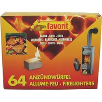 Favorit Anzündewürfel für Grill, Kamin + Ofen weiße Anzünder 64 Stück
