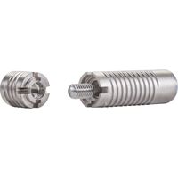 Invis Mx2 Verbinder Set mit Eindrehmutter 14 mm 20 Stück