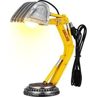 Lampe de table excavatrice minimaliste pour chambre d'enfant, lumière douce LED, décoration de bureau pour garçons, lampe de chevet soft