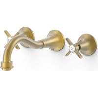 GRIFO BIMANDO EMPOTRADO PARA LAVABO CUERPO EMPOTRADO