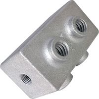 Connecteur de Tube carré en alliage d'aluminium,-30x30 M8droit