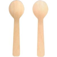 6 cuillères en bois 10 cm