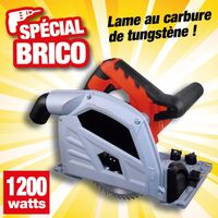 Rondy – Scie circulaire 1200W – Lame carbure de tungstène Ø 165mm – Profondeur de coupe 54mm – Pour coupes précises dans bois massif