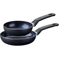 Set de 2 poêles antiadhésives céramique 16 et 20 cm Fackelmann Brandao