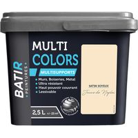 Batir Mehrfarbige Farbe Multimaterial Satin Glänzend 2,5l - Batir