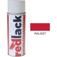 Aérosol de peinture – RAL 3027 Rouge framboise – Satiné – multisupport – Redlack