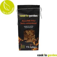 Cubes allume-feu pour barbecue ou cheminée x 72