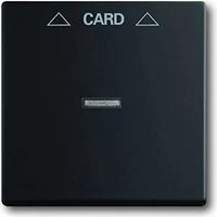 Busch-Jaeger Embellecedor para interruptor plástico negro mate
