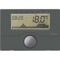 VIMAR - 01910.14 Batteriebetriebener Wandchronothermostat, Anthrazit