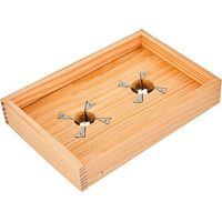 KORMAX tabla rajar aceitunas madera 2 agujeros , Rajador aceitunas madera con 2 agujerosPrepara tus propias aceitunas aliñadas de forma sencillaPermite rajar aceitunas de d
