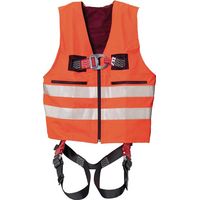 Gilet di sicurezza con imbracatura MAS33 Quick EN361 EN20471 Gilet 2 punti arancione per taglia 44-54