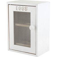 Apollo Rubber Wood Egg Cabinet White