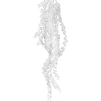 Ghirlanda di natale Cedro pendente Bianco decorazione natalizia h 92 cm