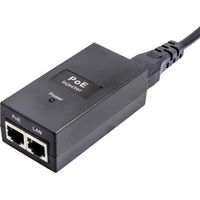 48v PoE Injector for Non PoE Networks inc 3M CAT5 Patch Cable - UK