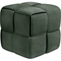 Sitzhocker Cord Forinta dunkelgrün