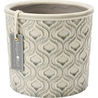 Burgon & Ball Glazed Pot Venetian Large Grey