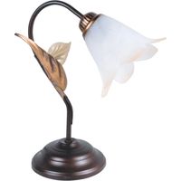 LAMPADA DA TAVOLO GIULIA E14 25XH32CM MARRONE