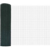 Grillage rouleau,Clôture en fil soudé verte 0,4 x 10 m acier CFW5574292