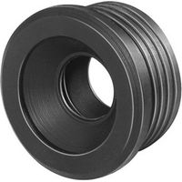 MORSETTO IN GOMMA NERA PER CURVE TECNICHE D. 50MM Misura: Diam. int 26-35 mm