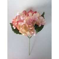 Linea Due Elle Bush Ortensie con Foglie Rosa