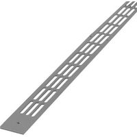 RENSON 478/1 rejilla plana de aluminio - 275 mm - plata F1 - 00047811