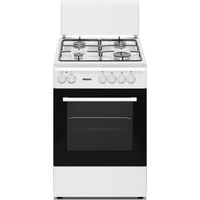 Nikkei Italia SN554WE cucina A Elettrico Gas Nero, Bianco
