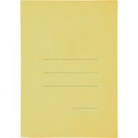 Blasetti Cart-Ecò Cartelline 3 Lembi Giallo - Cartoncino Riciclato 180 gr/mq - Formato 25x33,5 cm - Confezione 50 Pezzi
