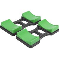 1 paire de supports pour haltères à domicile, empêchant le roulement des haltères, support de charge jusqu'à 100 kg.