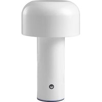 Lampe de table champignon trois couleurs perles de lumière LED gradation continue nuit pour chambre chevet blanc