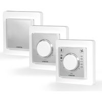 Sauter 0940240301 - Single surface-mounted frame White with support