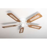 Ceiling fan Kisa Deluxe WH Oak / Walnut