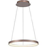 Lampe suspendue ronde Hoop brun - 2851-36